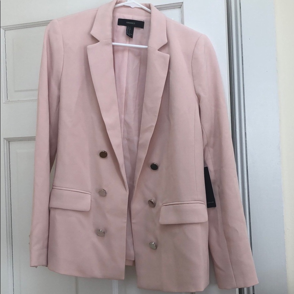 Pink blazer from forever 21. New with tags